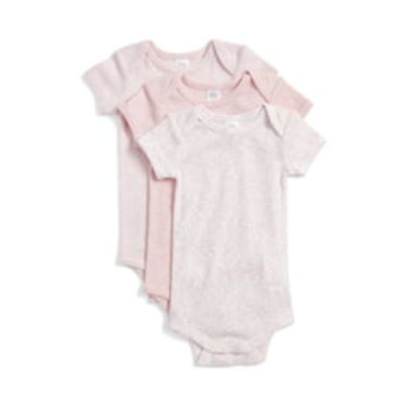 Girl's Nordstrom Baby Short Sleeve Cotton Bodysuit - Picture 2 of 2